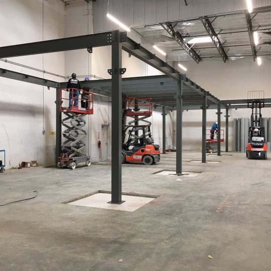 Steel Staircase Warehouse Project